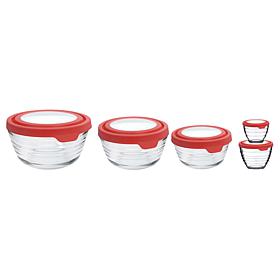 Anchor Hocking Fire-King 10pc Glass Prep Bowls with TrueSeal Lids