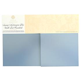 Anna Griffin 24 Sheets Luxury Hydrangea Blue Matte Foil Cardstock 