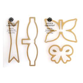 Anna Griffin® Bow-Design Cut-and-Emboss Folders - Set of 2