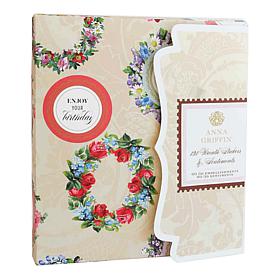 Anna Griffin Floral Wreath 120 Count Stickers