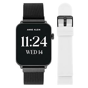 Anne Klein Connect It Stellar Smartwatch with Silicone & Metal Bands