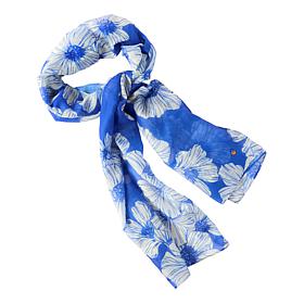 Anne Klein Oversized Floral Oblong Scarf