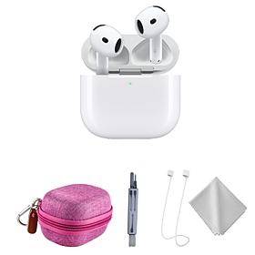 Apple AirPods 4 with USB-C Charging Case and Accessories