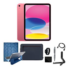 Apple iPad 11" 11th Gen Pink 512GB Wi-Fi Bundle w/Case & Voucher