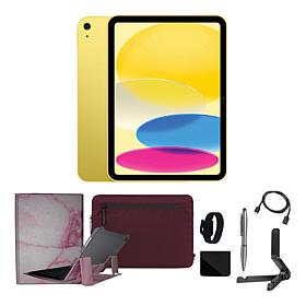 Apple iPad 11" 11th Gen Yellow 512GB Wi-Fi Bundle w/Case & Voucher