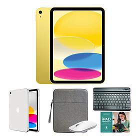 Apple iPad 11" Gen 11 Yellow 256GB Tablet with Ombre TPU Case