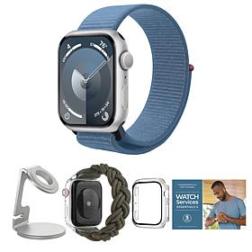 Apple Watch SE 2nd Gen with Bands, Charger & Stand