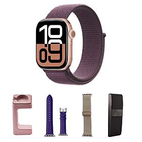 Apple Watch Series 10 46MM Rose Gold Smartwatch with Sport Loop