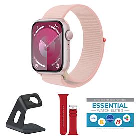 Apple Watch Series 9 GPS 45mm Sport Loop Bundle