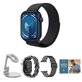 Apple Watch Series 9 with Bands, Charger & Stand
