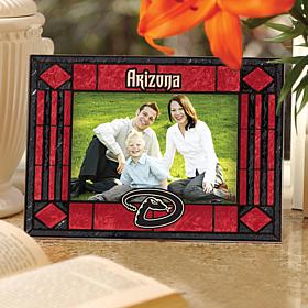 Art Glass Horizontal Picture Frame - AZ Diamondbacks