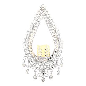 "As Is" august & leo 20" Tear Drop Wall Sconce with Flameless Candle