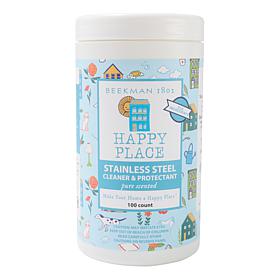 "As Is" Beekman 1802 Happy Place 100-count Stainless Steel Cleaning...