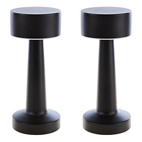 "As Is" Bell + Howell 2-pack Chelsea Deluxe Rechargeable Touch Lamp 