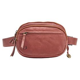 "As Is" Born Dariel Multi-Compartment Leather Belt Bag