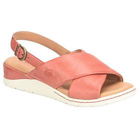 "As Is" Born Mia Leather Slingback Sandal