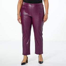 "As Is" C Wonder Faux Leather Seamed Pant