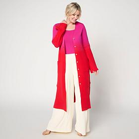"As Is" C Wonder Long-Sleeve Cardigan Duster
