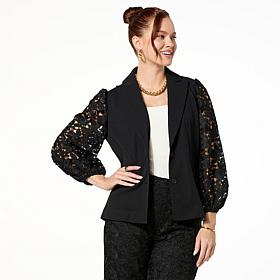 "As Is" C Wonder Mixed Media Blazer