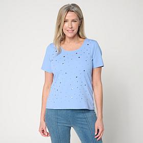 "As Is" C Wonder Piette Detail Knit Top