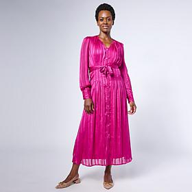 "As Is" C Wonder Pintuck Chiffon Dress