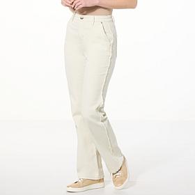 "As Is" C Wonder Runway Frayed Denim Bootcut Jean
