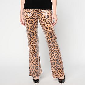 "As Is" C Wonder Runway Sequin Slim Flare Pant