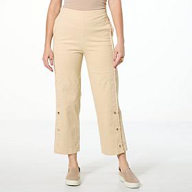 "As Is" C Wonder Stretch Twill Wide-Leg Pant