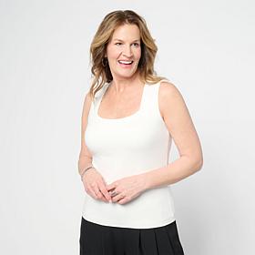 "As Is" C Wonder Yummy Knit Square-Neck Tank