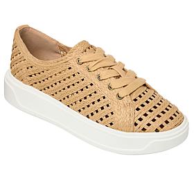 "As Is" Charles by Charles David Reason Raffia Platform Sneaker