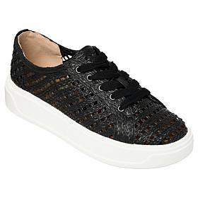 "As Is" Charles by Charles David Reason Raffia Platform Sneaker