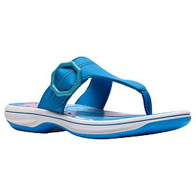 "As Is" Clarks Cloudsteppers® Breeze Cove Toe Post Sandal