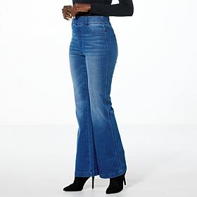 "As Is" Colleen Lopez Bootylifter Bootcut Stretch Denim Pant