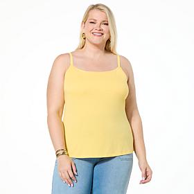 "As Is" Colleen Lopez Knit Camisole with Built-In Shelf Bra