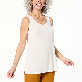 "As Is" Colleen Lopez Knit Tank with Side Slits