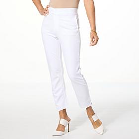 "As Is" Colleen Lopez Perfect 10 Slim Leg Crop Ponte Pant