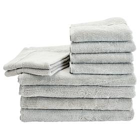 "As Is" Concierge Collection 100% Turkish Cotton Quick-Dry 10pc Tow...