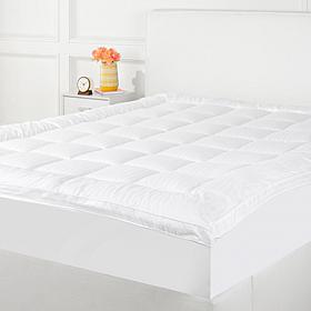 "As Is" Concierge Collection 2" 100% Cotton Luxe Frame Mattress Top...