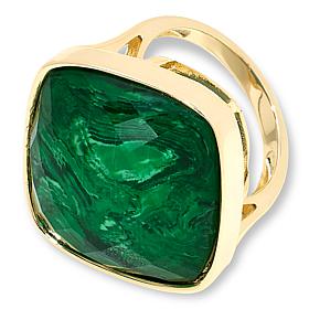 "As Is" Connie C. Carroll Jewelry Caroline Gem Doublet Solitaire Ring