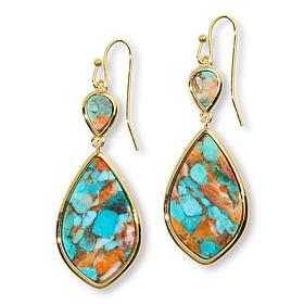 "As Is" Connie Craig Carroll Jewelry Ellie Geometric Drop Earrings