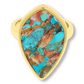 "As Is" Connie Craig Carroll Jewelry Ellie Geometric Solitaire Ring