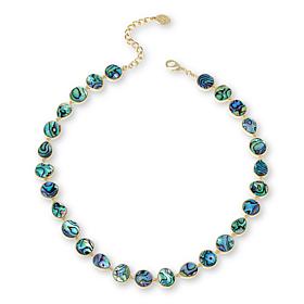 "As Is" Connie Craig Carroll Jewelry Laurel Shell Statement Necklace