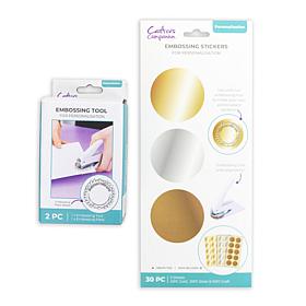 "As Is" Crafter's Companion Embossing Tool and Press Plate Kit with...