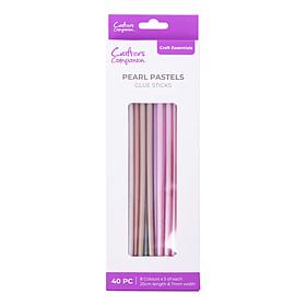 "As Is" Crafter's Companion Pearl Pastel Glue Stick Set of 40