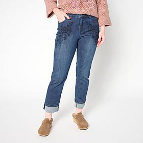 "As Is" Democracy "Ab"solution® High-Rise Boyfriend Jean
