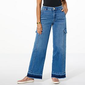 "As Is" Democracy "Ab"solution® Skyrise Wide Leg Cargo Pant