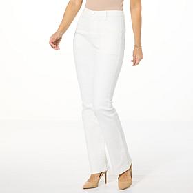 As Is DG2 by Diane Gilman Classic Stretch Utility Pocket Bootcut Jean