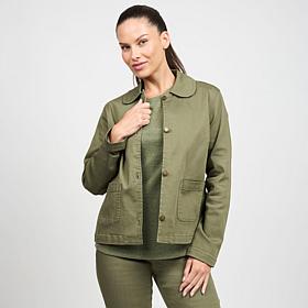 "As Is" DG2 by Diane Gilman CoolMax® Denim French Country Jacket