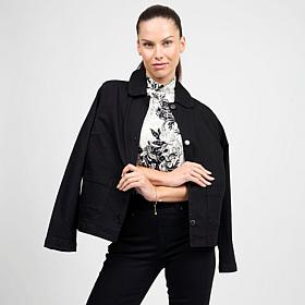 "As Is" DG2 by Diane Gilman CoolMax® Denim French Country Jacket