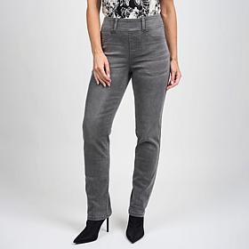 "As Is" DG2 by Diane Gilman Coolmax® Shaper Stretch Denim Straight ...